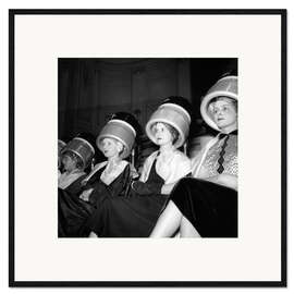 Impression artistique encadrée 4th National Hairdressing Prize, Bern, 1950