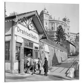 Alubild Drahtseilbahn Marzilibahn, Bern, 1942