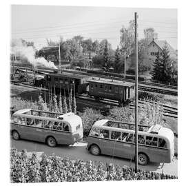 Akrylbillede Two Alfa Romeo buses, Zurich, 1943
