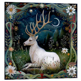 Cuadro de plexi-alu Woodland Deer