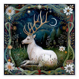 Wall print Woodland Deer - Dutch Lady