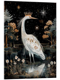 Acrylic print Royal Crane