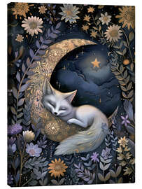 Canvas print Moon Fox - Dutch Lady