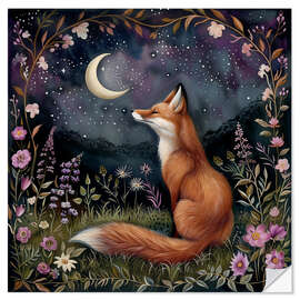 Vinilo para la pared Woodland Fox - Dutch Lady
