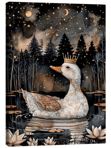 Canvas print Regal Duck