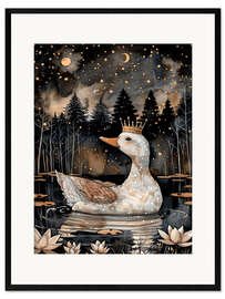 Innrammet kunsttrykk Regal Duck