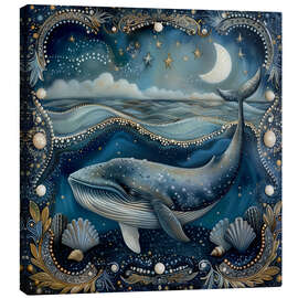 Canvas print Whales of the Magic Ocean II