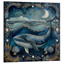 Magnettafel Wale des magischen Ozeans II