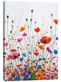 Canvastavla Fiesta of Petals - Lena Owens