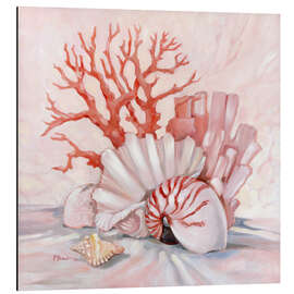 Quadro em alumínio Coral Still Life I - Paul Brent