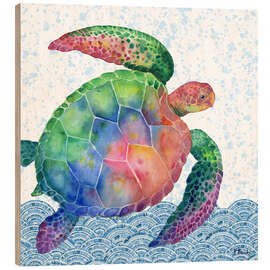 Holzbild Tobago Sealife - Paul Brent