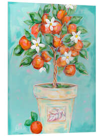 Cuadro de PVC Orange Blossom Tree Clay Pot - Estelle Grengs