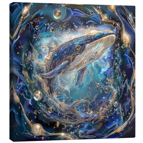 Lienzo Echoes of the Abyss