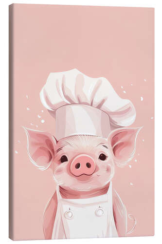 Canvas print Professional Piggy