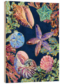Cuadro de madera Spectrum Shells - Paul Brent