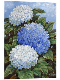 Tableau en verre acrylique Impressions of Hydrangeas - Paul Brent