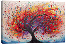 Tableau sur toile Red Tree of Fortune - Lena Owens