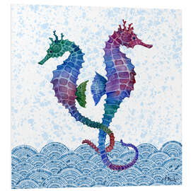 Hartschaumbild Seepferdchen - Paul Brent