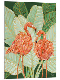Cuadro de plexi-alu Martinique Flamingos
