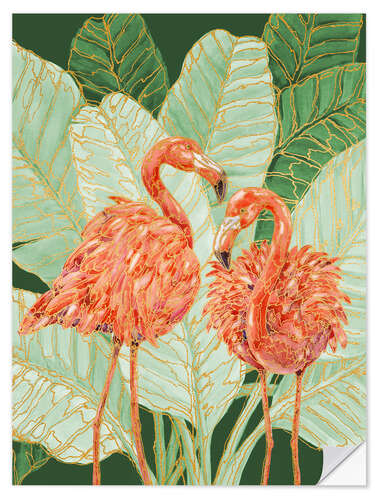 Sisustustarra Martinique Flamingos