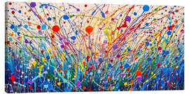 Quadro em tela Abstract Meadow Flowers - Lena Owens