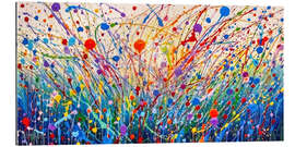 Gallery Print Abstrakte Wiesenblumen