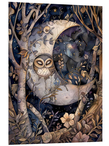 PVC-taulu Moon Owl