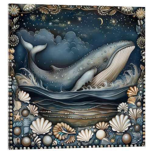 Cuadro de metacrilato Whales of the Magic Ocean I