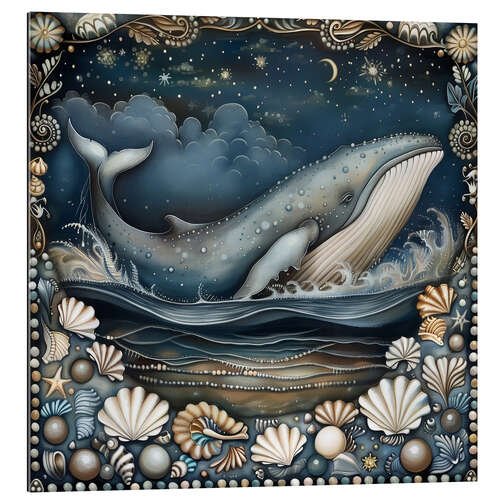 Gallery Print Wale des magischen Ozeans I