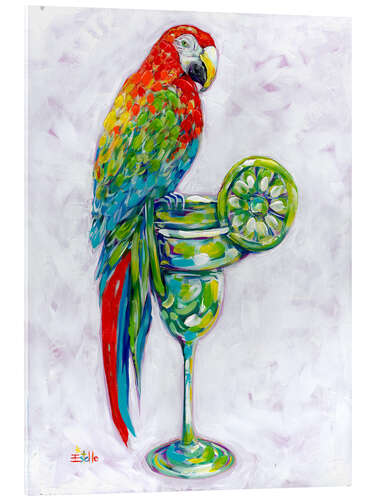 Acrylic print Margarita Parrot