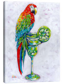 Tableau sur toile Margarita Parrot