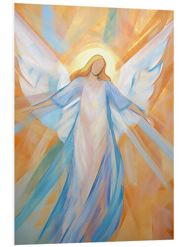 Foam board print Abstract Angel