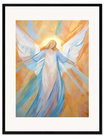 Ingelijste kunstdruk Abstract Angel