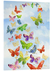 Akryylilasitaulu Butterfly Oasis - Paul Brent