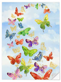 Wandsticker Schmetterlingsoase