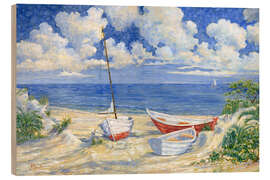 Quadro de madeira Costa del Sol Impressions - Paul Brent