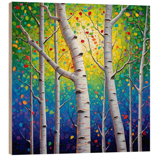 Quadro de madeira Whispering Woods