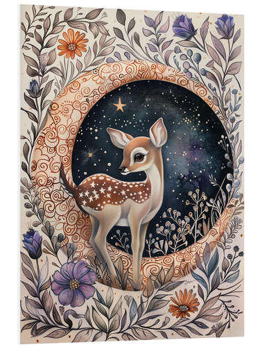 PVC-taulu Moon Fawn