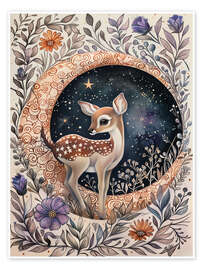 Wall print Moon Fawn - Dutch Lady