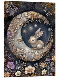 Akryylilasitaulu Moon Bunny