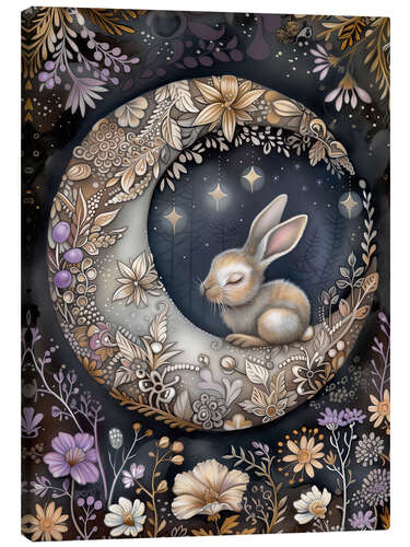 Canvas print Moon Bunny