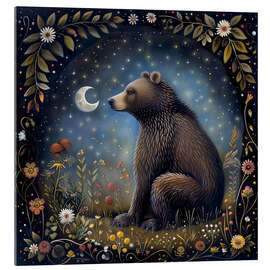 Akryylilasitaulu Woodland Bear
