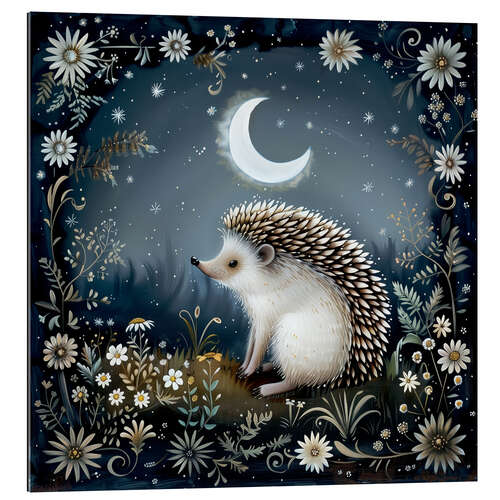 Cuadro de plexi-alu Woodland Hedgehog