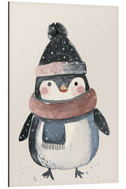 Cuadro de aluminio Bundled Penguin - PetalsPrintsDesign