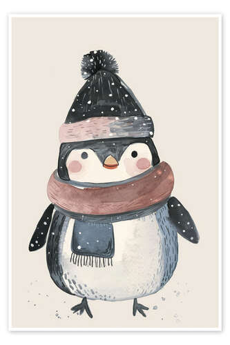 Poster Bundled Penguin