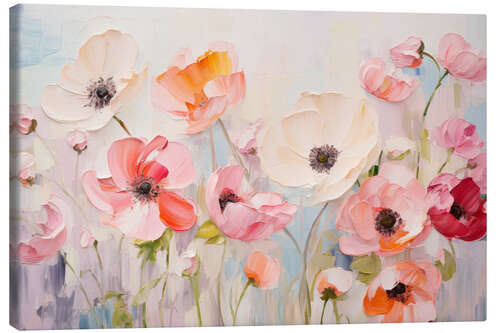 Obraz na płótnie Pastel Ranunculus