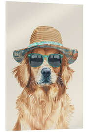 Tableau en verre acrylique Hipster Lab - PetalsPrintsDesign