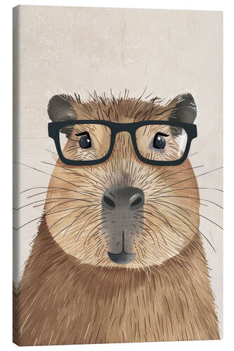 Obraz na płótnie Smart Capybara