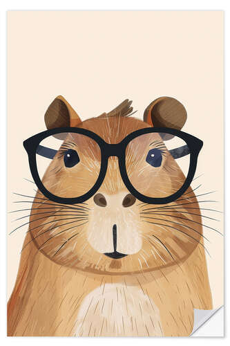 Wall sticker Smart Guinea Pig