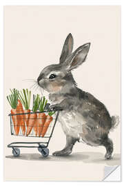 Vinilo para la pared Carrot Connoisseur II - PetalsPrintsDesign